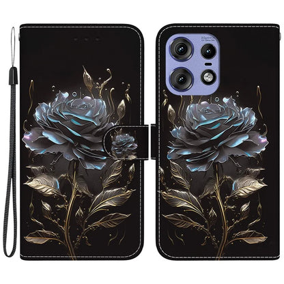 For Motorola Edge 50 Pro 5G Case Wallet Stand Pattern Printing Leather Cover