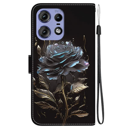 For Motorola Edge 50 Pro 5G Case Wallet Stand Pattern Printing Leather Cover