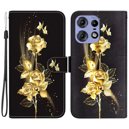 For Motorola Edge 50 Pro 5G Case Wallet Stand Pattern Printing Leather Cover