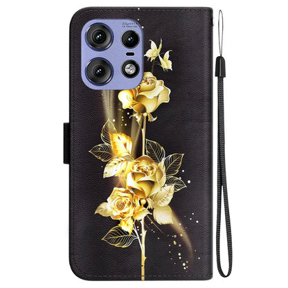 For Motorola Edge 50 Pro 5G Case Wallet Stand Pattern Printing Leather Cover
