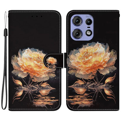 For Motorola Edge 50 Pro 5G Case Wallet Stand Pattern Printing Leather Cover