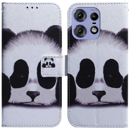 For Motorola Edge 50 Pro 5G Phone Case Pattern Print PU Leather Wallet Cover