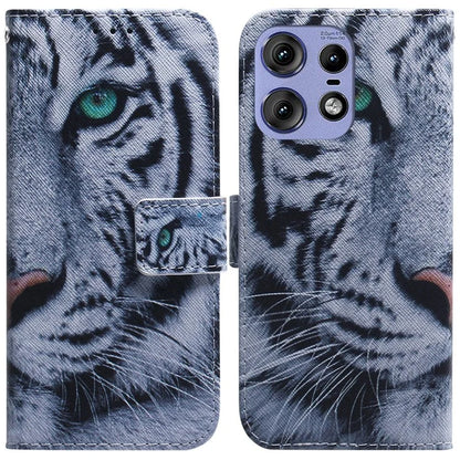 For Motorola Edge 50 Pro 5G Phone Case Pattern Print PU Leather Wallet Cover