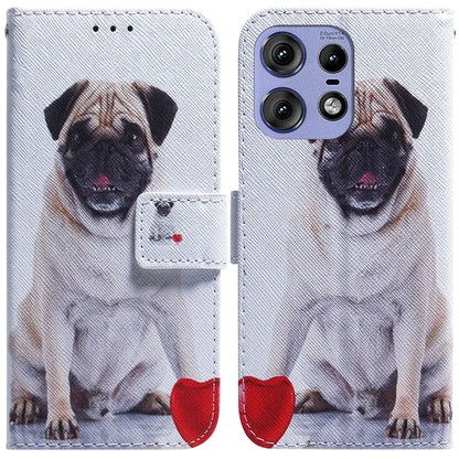 For Motorola Edge 50 Pro 5G Phone Case Pattern Print PU Leather Wallet Cover