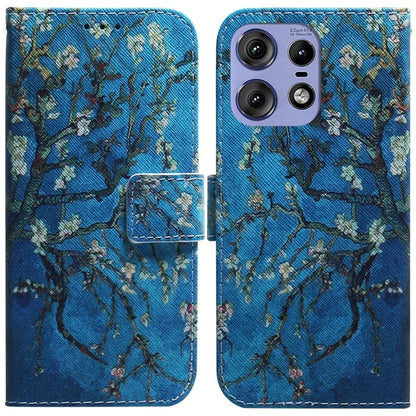 For Motorola Edge 50 Pro 5G Phone Case Pattern Print PU Leather Wallet Cover