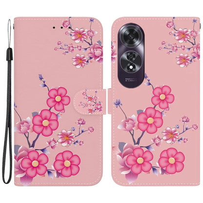For Oppo A60 4G Wallet Case Pattern Print Anti-Drop Leather Phone Cover