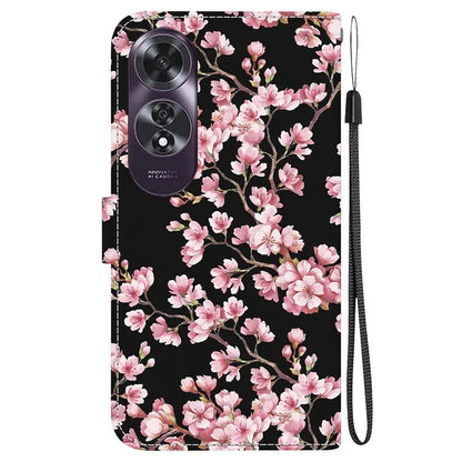 For Oppo A60 4G Wallet Case Pattern Print Anti-Drop Leather Phone Cover