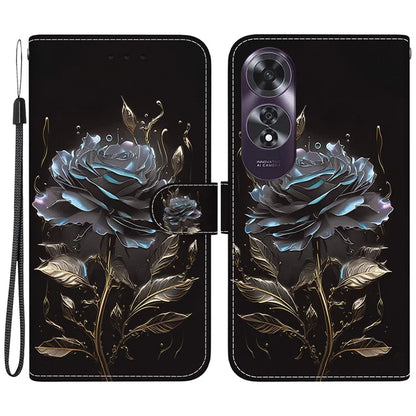 For Oppo A60 4G Wallet Case Pattern Print Anti-Drop Leather Phone Cover
