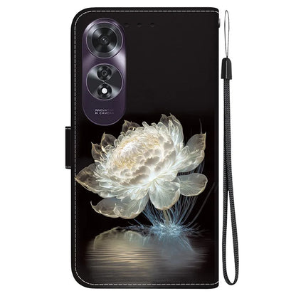For Oppo A60 4G Wallet Case Pattern Print Anti-Drop Leather Phone Cover