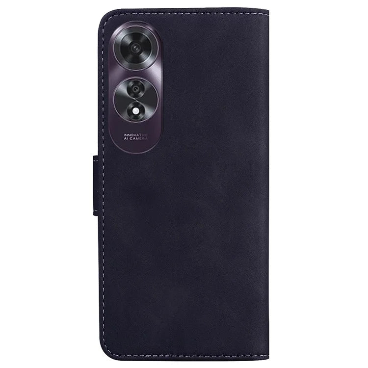 For Oppo A60 4G Case Butterfly Printed PU Leather Stand Function Phone Cover