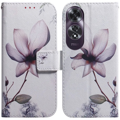 For Oppo A60 4G Case Pattern Print Anti-Scratch PU Leather Wallet Phone Cover