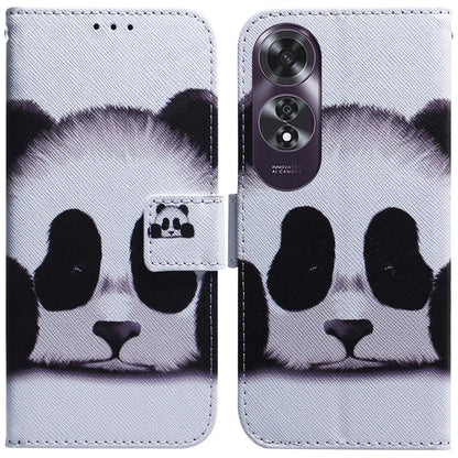 For Oppo A60 4G Case Pattern Print Anti-Scratch PU Leather Wallet Phone Cover