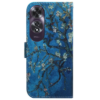 For Oppo A60 4G Case Pattern Print Anti-Scratch PU Leather Wallet Phone Cover
