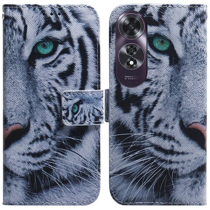 For Oppo A60 4G Case Pattern Print Anti-Scratch PU Leather Wallet Phone Cover