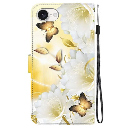 For iPhone SE (2024) Case Pattern Print Scratch-Proof Leather Phone Cover with Wallet