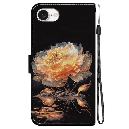 For iPhone SE (2024) Case Pattern Print Scratch-Proof Leather Phone Cover with Wallet