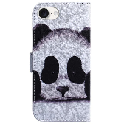 For iPhone SE (2024) Wallet Phone Case Pattern Print Anti-Drop PU Leather Flip Cover