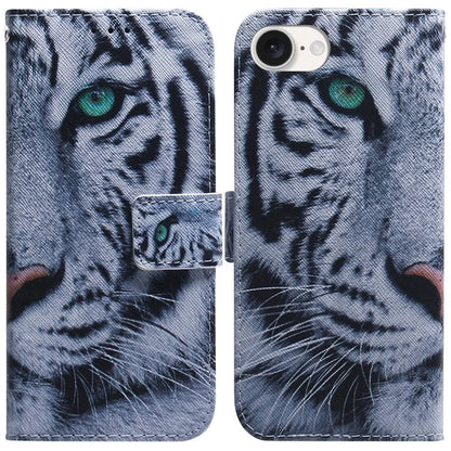 For iPhone SE (2024) Wallet Phone Case Pattern Print Anti-Drop PU Leather Flip Cover