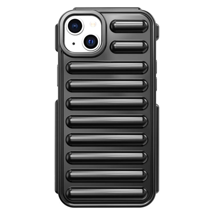 Capsule Series for iPhone 15 Case Ribbed TPU Shock Absorption Phone Cover