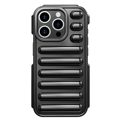 Capsule Series for iPhone 15 Pro TPU Case Ribbed Shockproof Phone Cover