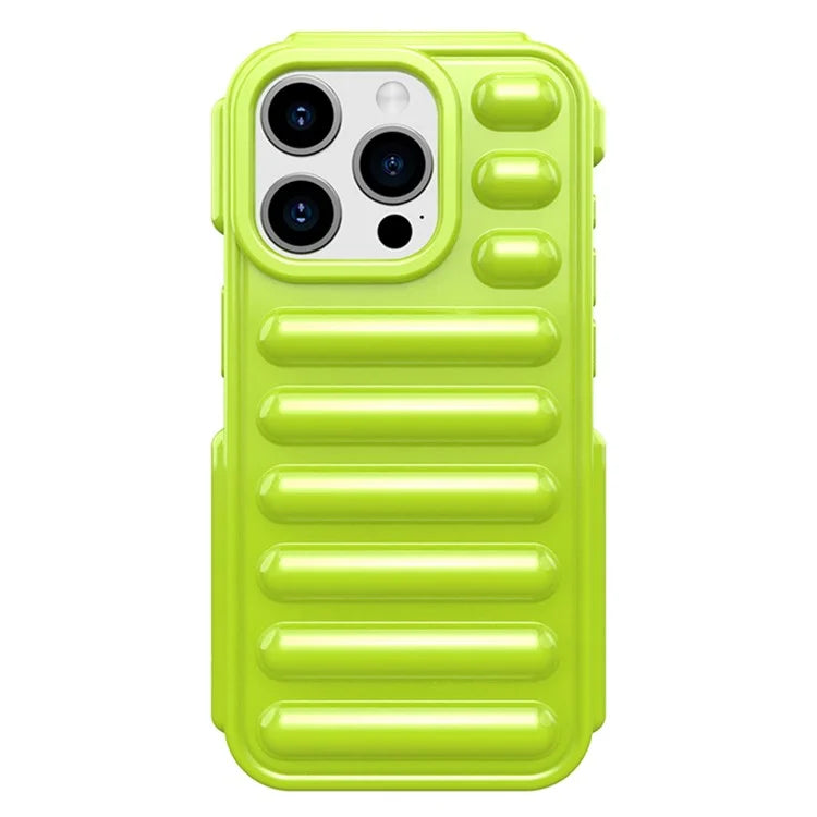 Capsule Series for iPhone 15 Pro TPU Case Ribbed Shockproof Phone Cover