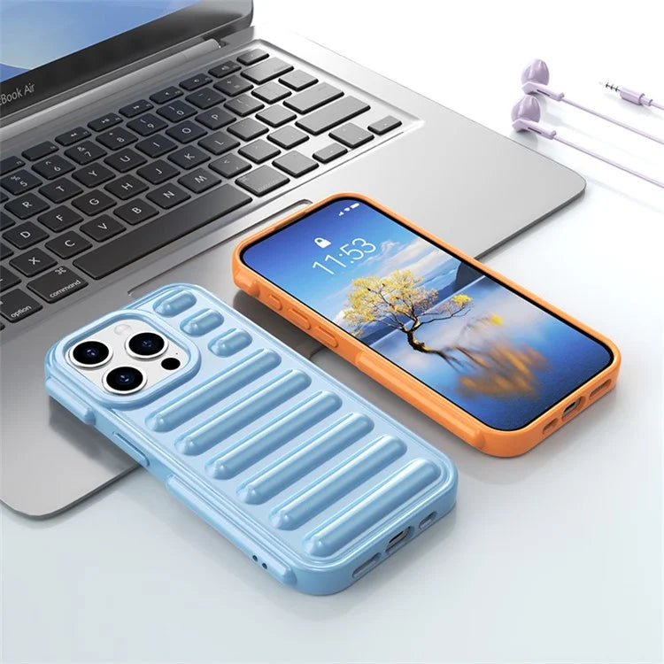 Capsule Series for iPhone 13 Pro Max Case Ribbed TPU Soft Back Protective Cover