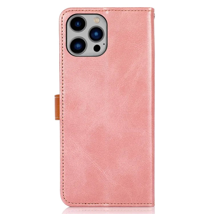 KHAZNEH For iPhone 16 Pro Max Case PU Leather Wallet Mobile Phone Cover