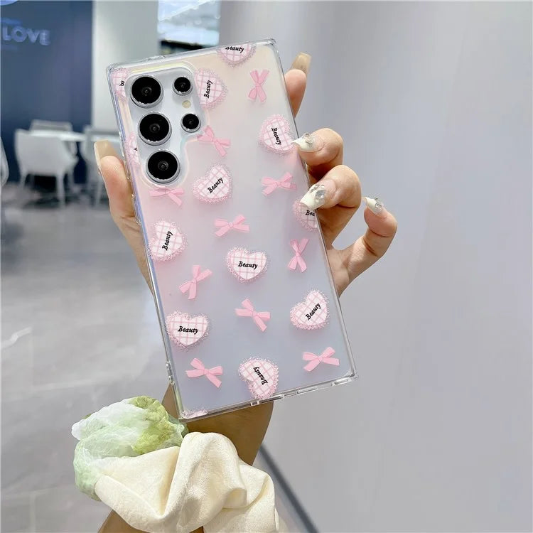 For Samsung Galaxy S23 Ultra Case Laser Effect Pattern Soft TPU Phone Cover