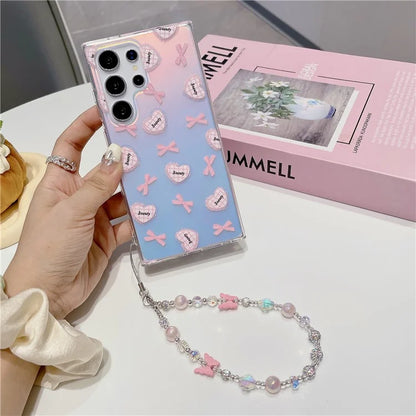 For Samsung Galaxy S23 Ultra Case Laser Effect Pattern Soft TPU Phone Cover