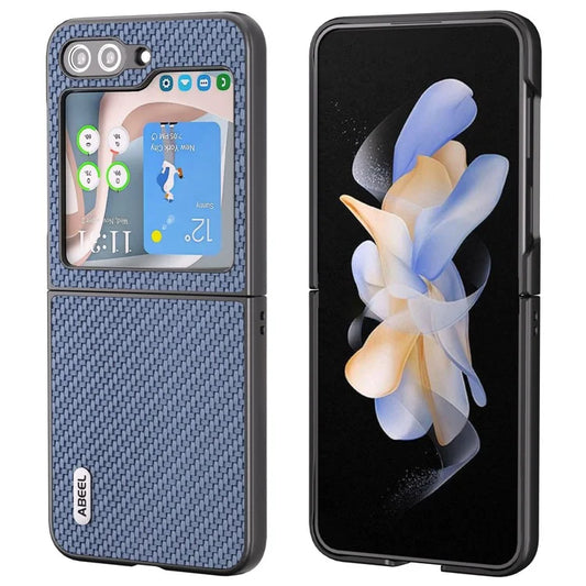 ABEEL For Samsung Galaxy Z Flip6 5G Case Carbon Fiber Texture Phone Protective Cover