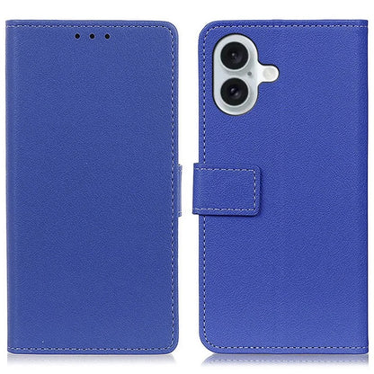 For iPhone 16 Plus Stand Case Protective Leather Wallet Phone Cover