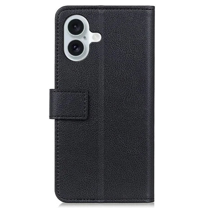 For iPhone 16 Plus Stand Case Protective Leather Wallet Phone Cover