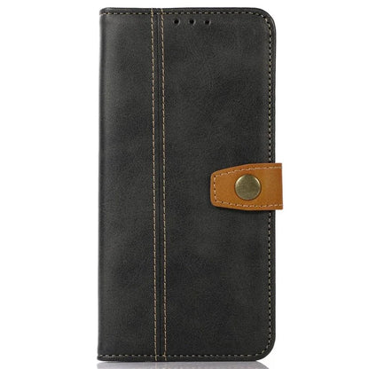 For iPhone 16 Case Leather Wallet Stand Calf Texture Protective Phone Cover