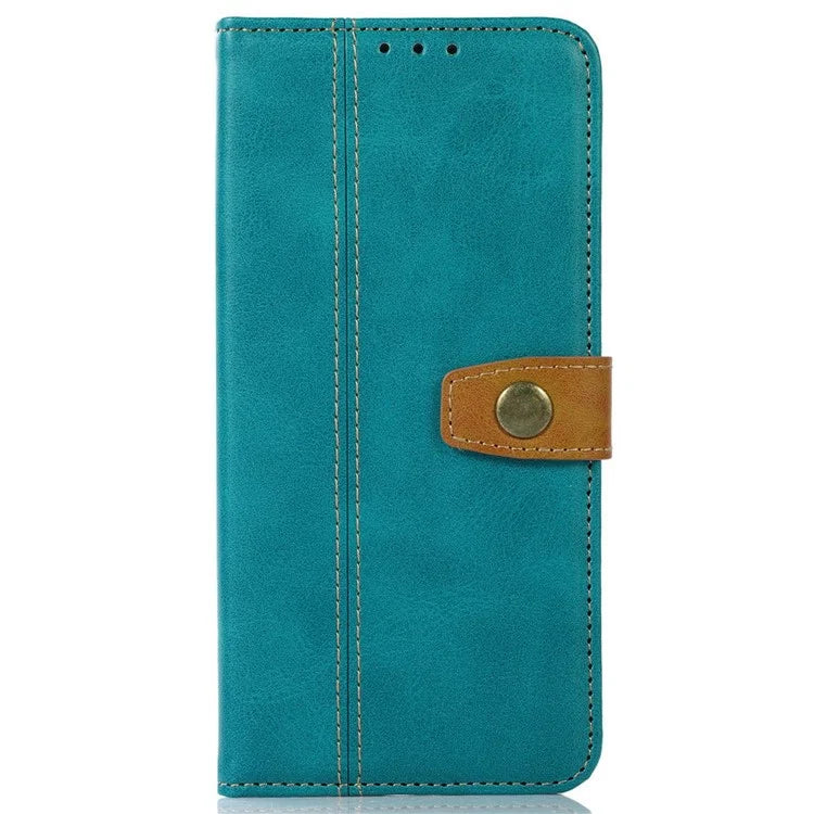 For iPhone 16 Case Leather Wallet Stand Calf Texture Protective Phone Cover