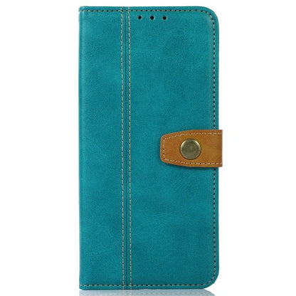 For iPhone 16 Case Leather Wallet Stand Calf Texture Protective Phone Cover