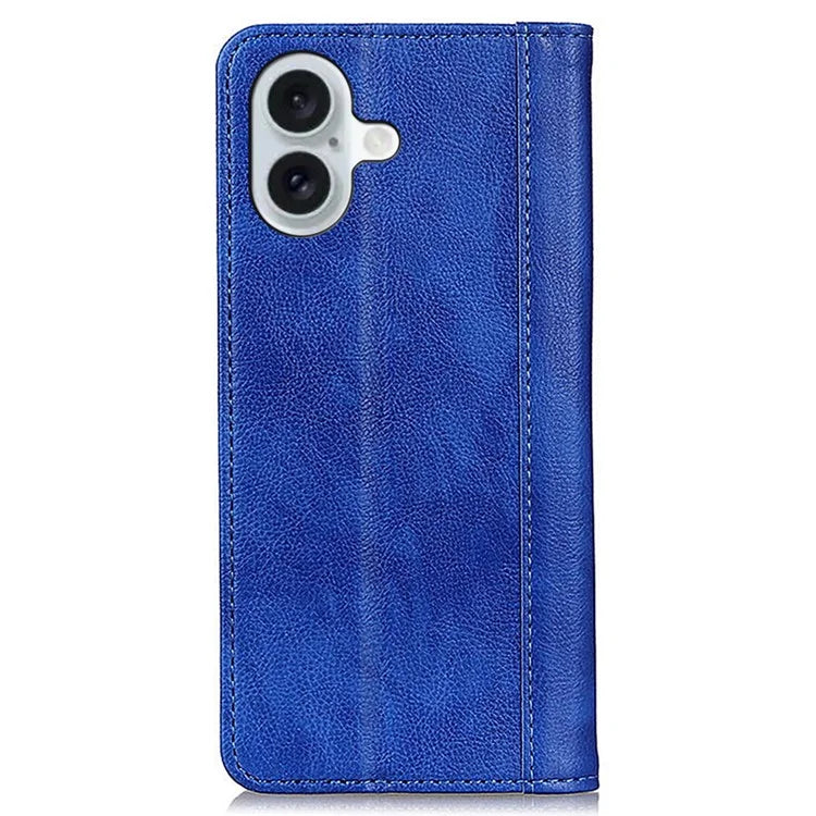 For iPhone 16 Plus Wholesale Cases Split Leather Wallet Phone Cover