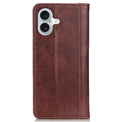 For iPhone 16 Plus Wholesale Cases Split Leather Wallet Phone Cover
