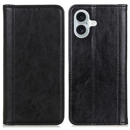 For iPhone 16 Wallet Cases Split Leather Flip Phone Cover Mobile Accessories Wholesale