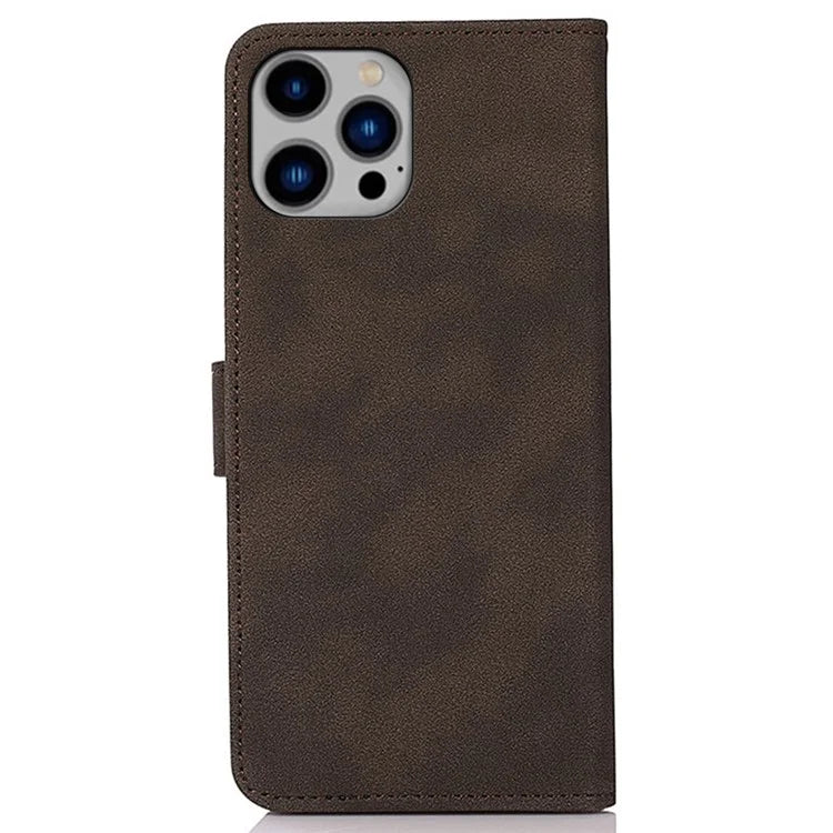KHAZNEH For iPhone 16 Pro Max Max Case Texture Leather Magnetic Clasp Shockproof Cover