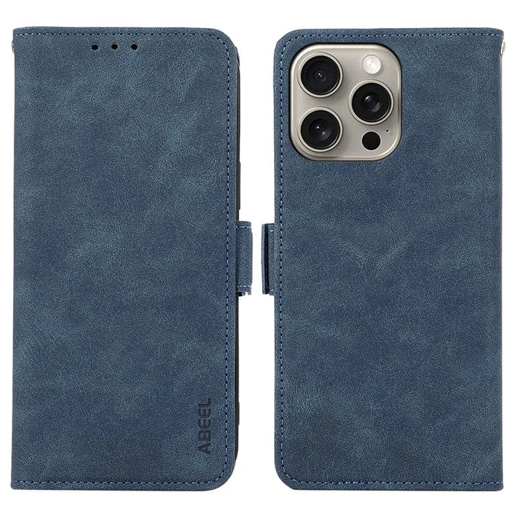 ABEEL For iPhone 16 Pro Max Case Magnetic Protect RFID Blocking Leather Phone Cover