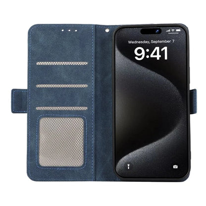 ABEEL For iPhone 16 Pro Max Case Magnetic Protect RFID Blocking Leather Phone Cover