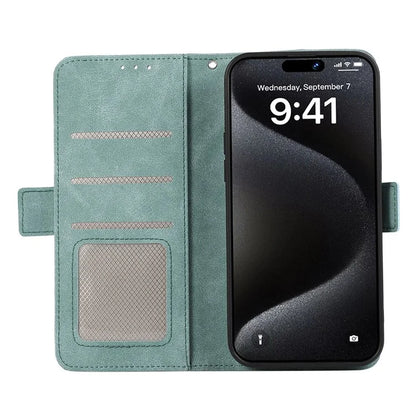 ABEEL For iPhone 16 Pro Max Case Magnetic Protect RFID Blocking Leather Phone Cover