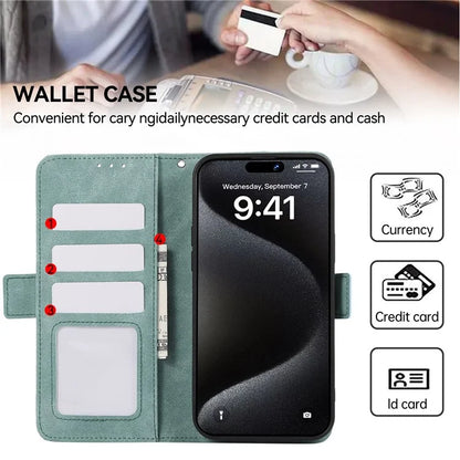 ABEEL For iPhone 16 Pro Max Case Magnetic Protect RFID Blocking Leather Phone Cover