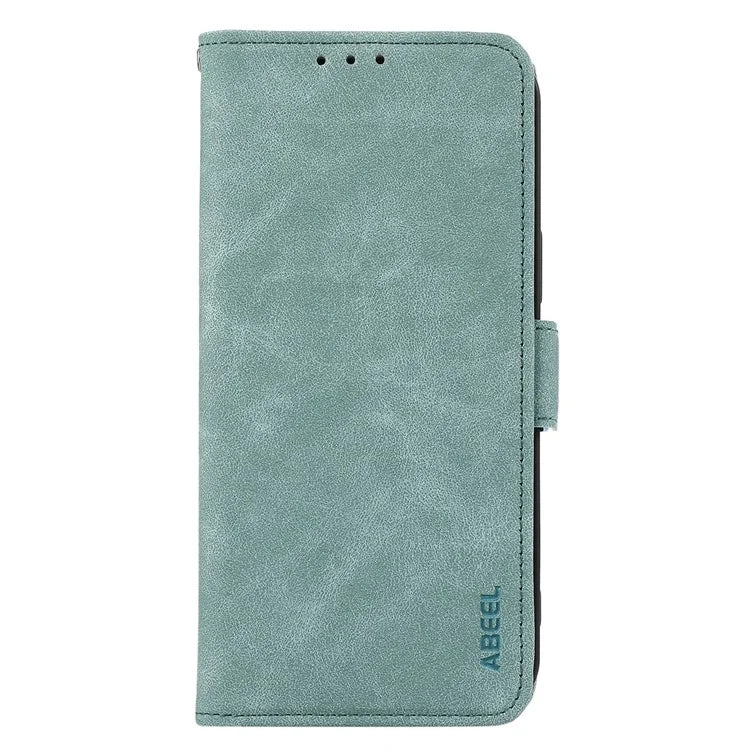 ABEEL For iPhone 16 Plus Case Side Magnetic Closure Card Slots RFID Blocking Phone Cover