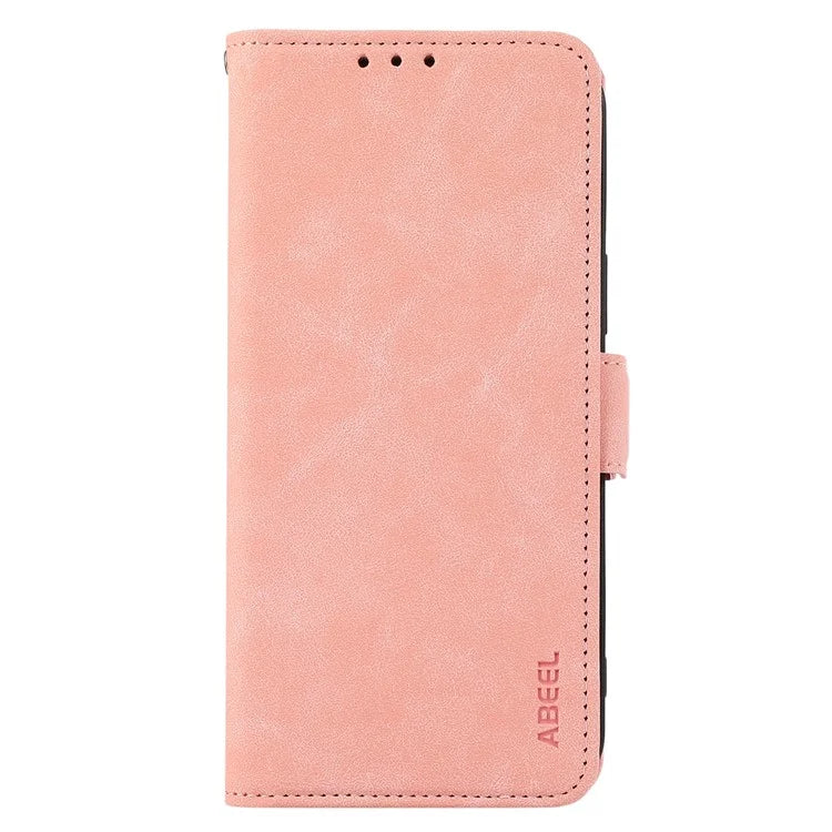 ABEEL For iPhone 16 Leather Case RFID Blocking Card Slots Wallet Phone Cover
