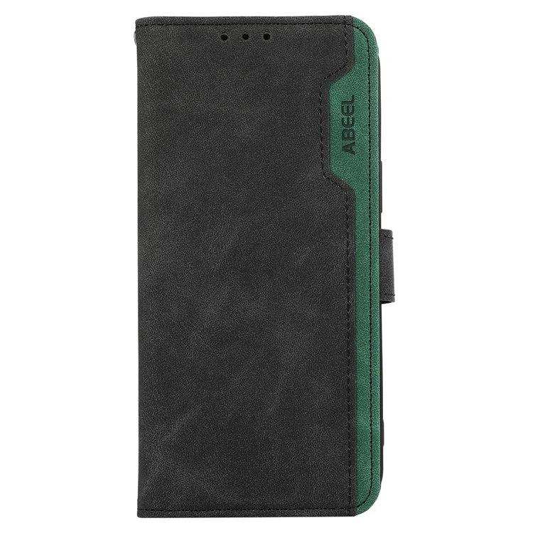 ABEEL For iPhone 16 Pro Max Leather Case RFID Blocking Anti-Scratch Wallet Phone Cover