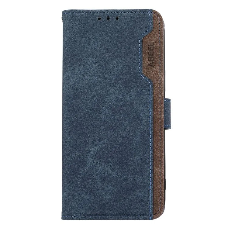 ABEEL For iPhone 16 Pro Max Leather Case RFID Blocking Anti-Scratch Wallet Phone Cover