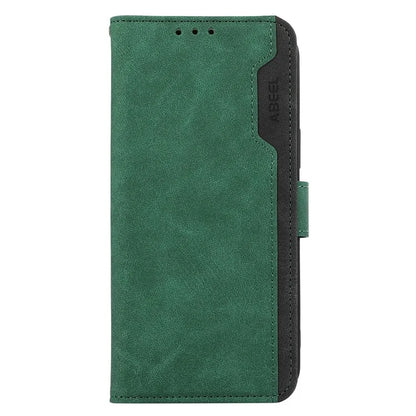 ABEEL For iPhone 16 Pro Max Leather Case RFID Blocking Anti-Scratch Wallet Phone Cover