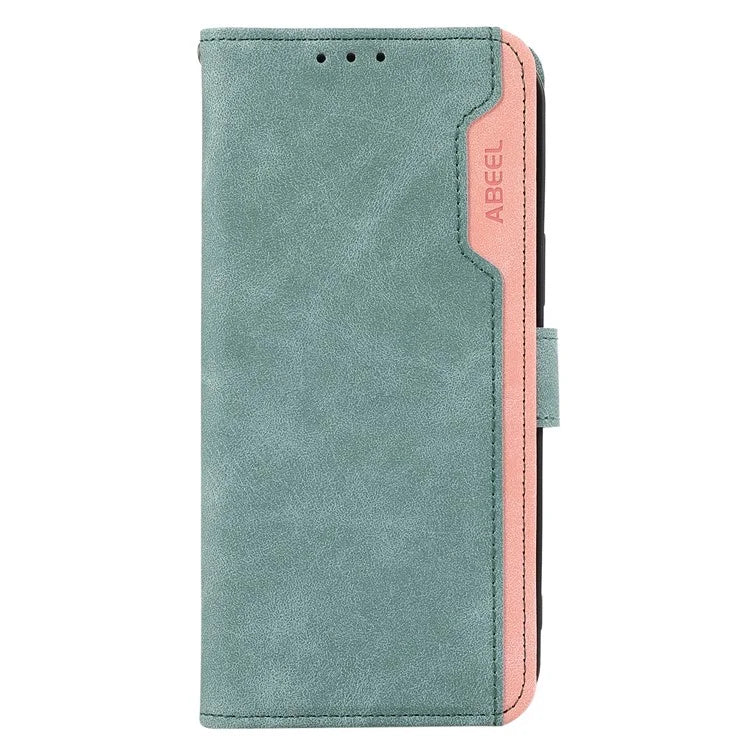 ABEEL For iPhone 16 Pro Max Leather Case RFID Blocking Anti-Scratch Wallet Phone Cover
