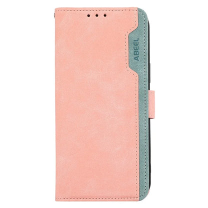 ABEEL For iPhone 16 Pro Case RFID Blocking Leather Wallet Flip Phone Cover